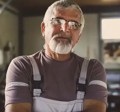 a man with glasses and a beard